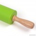 KLOUD City® 9 INCH Mini Wooden Handle Silicone Home Kitchen Cake Rolling Pin (Random Color) - B0191EW47C